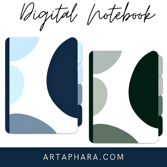 4  Subjects Hyperlinked Digital Notebook